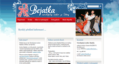 Desktop Screenshot of bejatka.cz