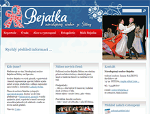 Tablet Screenshot of bejatka.cz